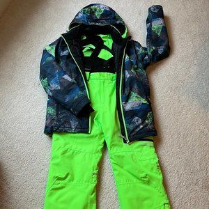 Set of Snow Winter Ski Jacket and Pants, Size 11-12 (146-152 cm)